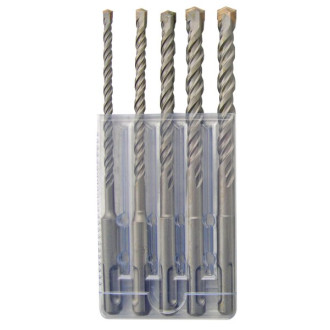 Coffret de 5 forets béton 2T SDS+ (5-6-8-10-12/160) - FORETS5B