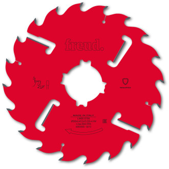 Lame avec racleurs pour scie multilame freud - ø380 4/2,8 al30 z20+2+4 ba - f03fs03007 -lm05 1600