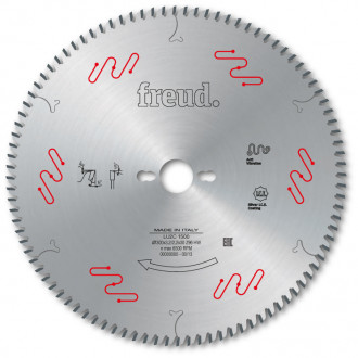 Lame pour panneaux en bois/composites freud - ø250 3,2/2,2 al30 z80 ba - f03fs04922 -lu2c 1200