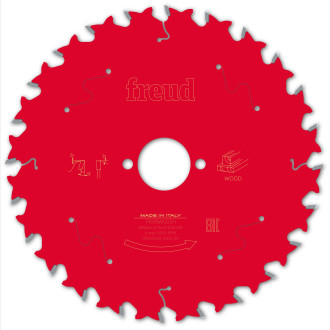 Lame pour scie circulaire portative freud - ø180 2,4/1,6 al30 z24 ba 15° - f03fs09698 -fr09w003h