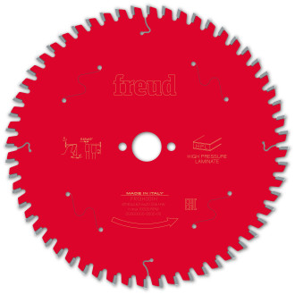 Lame pour scie circulaire portative freud - ø190 2,6/1,6 al20 z56 tp 0° - f03fs09867 -fr13h001h