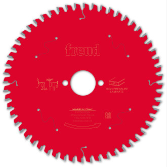 Lame pour scie circulaire portative freud - ø190 2,6/1,6 al30 z56 tp 0° - f03fs09868 -fr13h002h