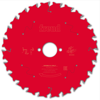 Lame pour scie circulaire portative freud - ø190 2/1,3 al30 z24 ba 15° - f03fs09767 -fr13w001t