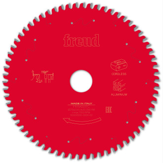 Lame pour scie circulaire portative sans fil freud - ø210 2/1,4 al30 z66 tp 0° - f03fs10092 -fr15a001tc