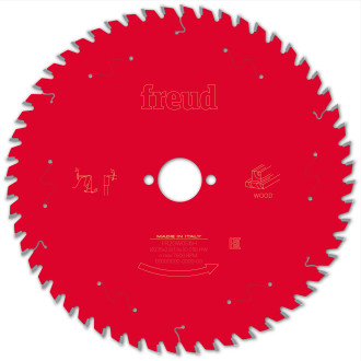 Lame pour scie circulaire portative freud - ø235 2,8/1,8 al30 z56 ba 10° - f03fs09736 -fr20w006h