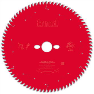 Lame pour scie circulaire portative freud - ø250 2,8/1,8 al30 z80 ba 5° - f03fs09777 -fr23w004t