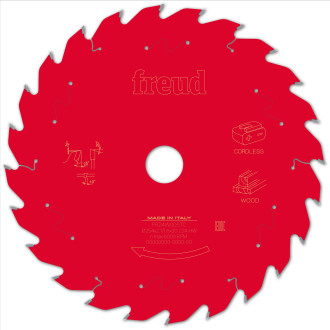 Lame pour scie circulaire portative sans fil freud - ø254 2,1/1,6 al30 z24 ba 25° - f03fs10072 -fr24w005tc