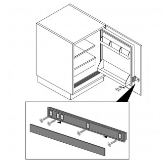 Glissière pour frigo