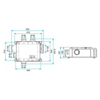 Groupe VMC Bahia compact micro-watt hygroréglable Aldes 11033114