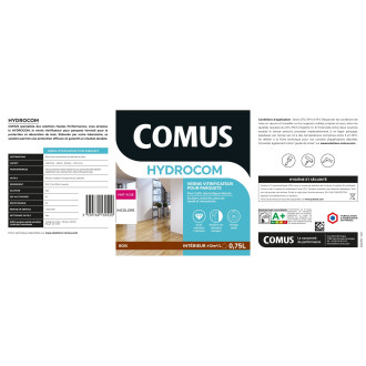 Vitrificateur Hydrocom COMUS SAS - Satiné incolore 1687 - 3 L - 17102