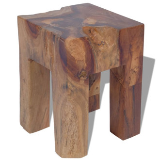 Tabouret Bois de teck massif