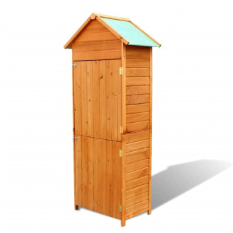 Armoire de rangement de jardin Marron 42,5x64x190 cm