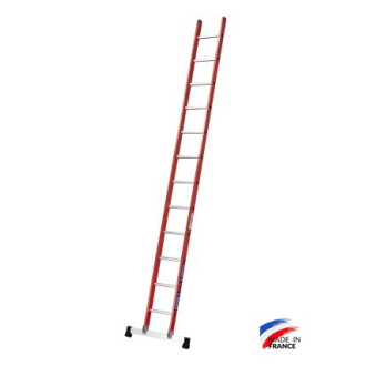 Echelle simple isolante 12 échelons hauteur d'accès 4,53 m