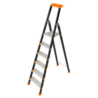 Marchepied extra confort en alu peint 6 marches hauteur accès 3,36 m max. Kolos