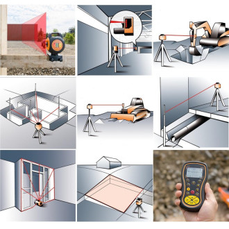 Laser rotatif double pente digital précision 0,5 mm à 10 m Fl 510hv-g