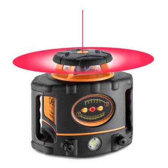 Laser rotatif simple pente horizontal et vertical portée 600 m classe 2 avec cellule de réception Fl 300hv-g easygrade + fr 77-mm