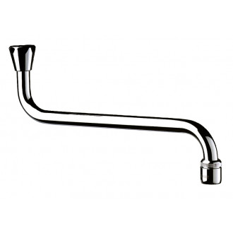 Bec universel horizontal f1/2" l.200 - h.120 brise-jet réglable