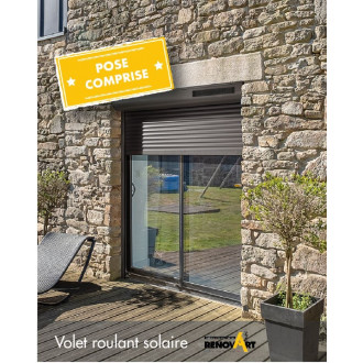 Volet Roulant Solaire sur mesure (pose disponible) - A configurer