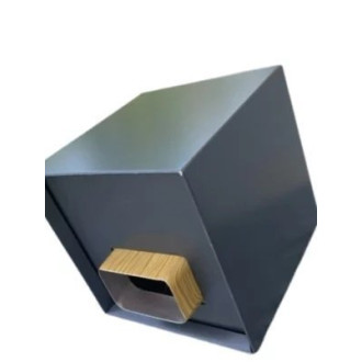 Boite à eau alu 400x400x400 - RAL 7016 Gris Anthracite