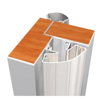 Joint euro pare-doigts plus 5090 porte simple action en 1998 mm coloris noir en boîte de 5