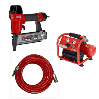 Kit cloueur J-55 P1 + Compresseur ALAIR 4/40 OILESS + tuyau 10m