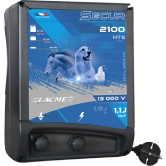 Electrificateur secteur 13 000 V / 1 J pour clôtures courtes et animaux domestiques sensibles - 605954