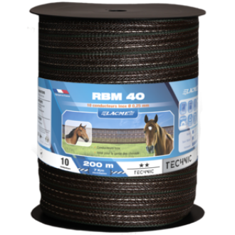 RBM40 10 CONDUCTEURS BOBINE 200M MARRON - Lacmé - 635950