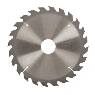 Lame de scie pour travail du bois - 165 x 30 mm - 24 dents