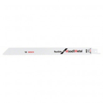 Lame de scie sabre Flexible for Wood and Metal 225x19x0,9 mm BOSCH 2608657560