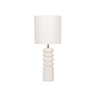 Lampe bubble, céramique, blanc, sans abat-jour