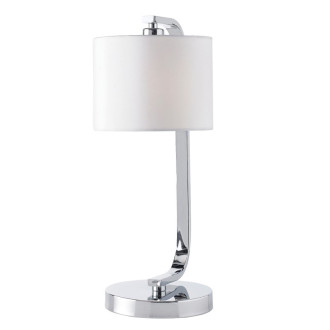 Lampe canning, chrome, avec abat-jour
