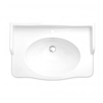 Lavabo sur colonne louxor blanc Style