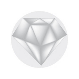 Lime diamantée Habilis (limes manuelles), Long. : 215 mm, Forme Semi-circulaire, Dimension 12,5 x 3,8 mm