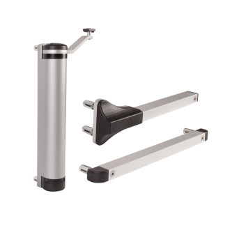 Ferme-portail hydraulique locinox compact - pour tous types de charnières - lion