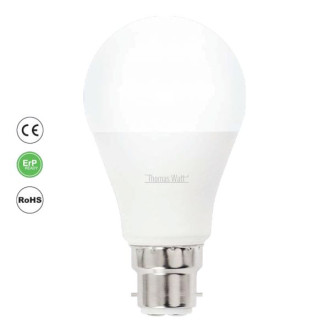 Lot de 10 ampoules led b22 9 watt (eq. 60 watt)