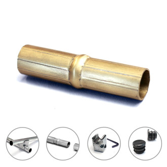 Manchon d'assemblage pour tube aluminium Creatube Ø 30 mm        doré anodisé Manchon d'assemblage pour tube aluminium Creatube Ø 30 mm        doré anodisé
