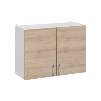 Cuisineandcie - meuble haut de cuisine eco chene naturel 2 portes l 60 cm