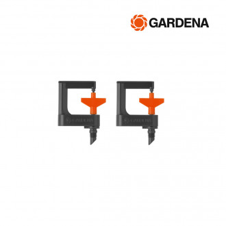 Micro-asperseur rotatif 360 degrés micro-drip gardena - 2 pièces 1369-29