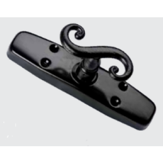 Crémone n1 map massard - bouton rustique forme s - noir - 1rs