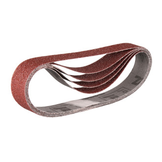 5 Bandes abrasives 30x533 mm G 100 pour bois métal - MAKITA - P-36706