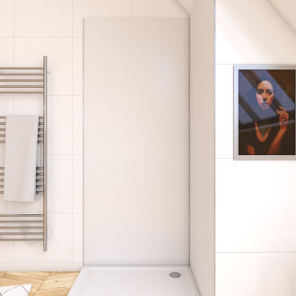 Panneau mural finition aluminium blanc 80 x 210 cm - wall'it blanc Aurlane - FAC1039