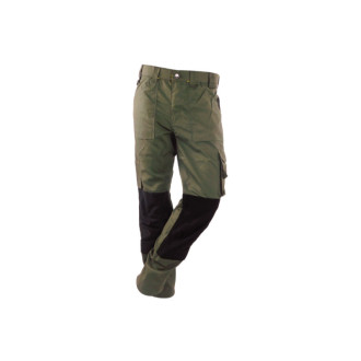 Pantalon de travail normé rica lewis - homme - taille 38 - multi poches - coupe droite - kaki - mobilon