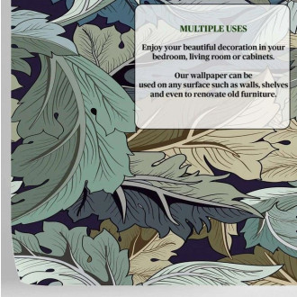 Papier peint victorien Arts and Crafts - MORRIS++