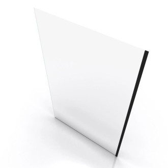 Paroi de douche à l’italienne 120×200 cm verre trempé 8 mm - Profil noir mat - FREEDOM 2 BLACK Aurlane - FAC301