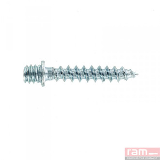 Boite de 100 pattes à vis bois AZ 80 mm - 95528