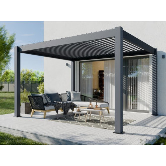 Orion 3x4m avec store lateral 3m - anthracite