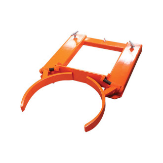 Pince porte-fûts métallique 440kg 220l ajustable