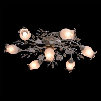 Plafonnier beige flora 7 ampoules 21 cm