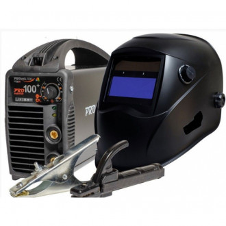 Poste à souder inverter pro 100+ cagoule lcd 9/ 13 - garanti 2 ans