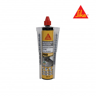 Résine de scellement chimique rapide sika anchorfix-1 evolution - ton pierre - 300ml